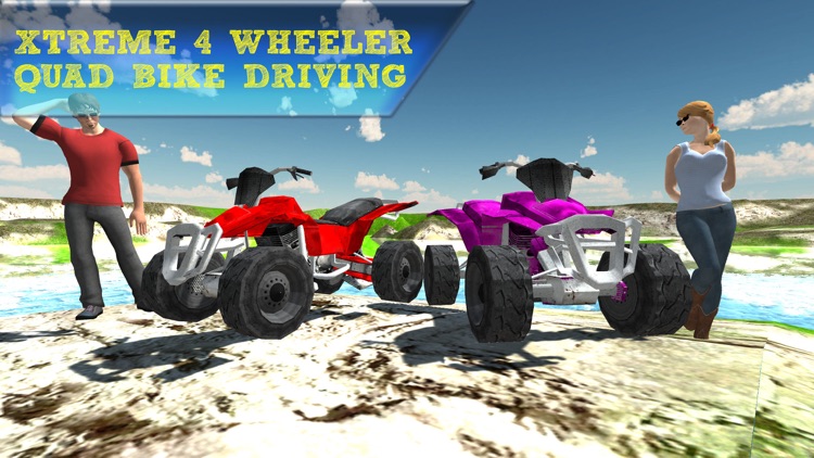 Quad Bike Beach Water Surfer & Stunt Simulator