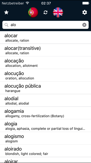 Portuguese English Dictionary(圖3)-速報App