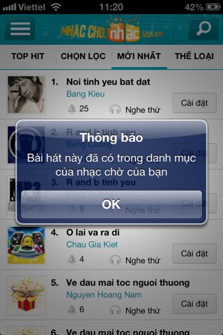 Nhac cho - nhạc chờ screenshot 4