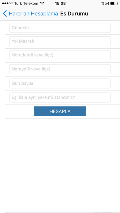 How to cancel & delete Harcırah Hesapla from iphone & ipad 4