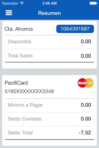 Banco del Pacífico screenshot 2