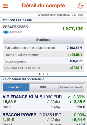 EasyBourse screenshot 4