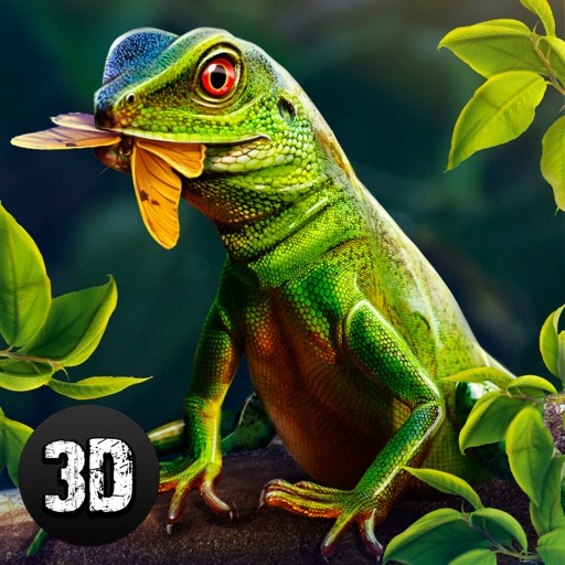 Wild Forest Lizard Simulator icon