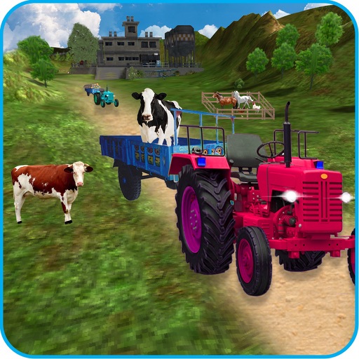 Off-Road Farm Tractor Transport icon