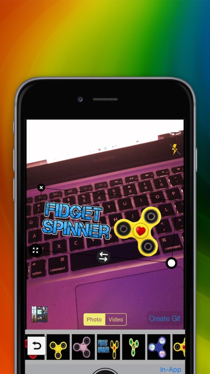 Fidget Spinner GiF screenshot-3
