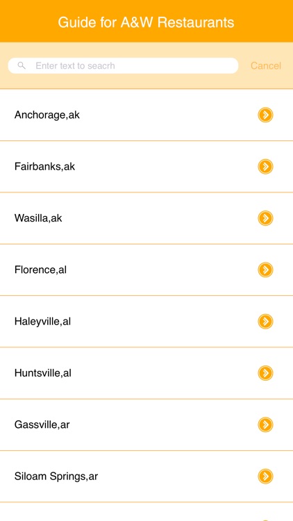 Guide for A&W Restaurants