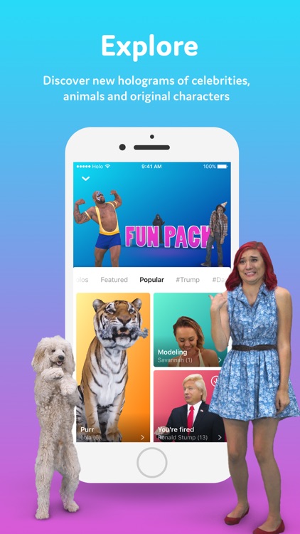 Holo – Holograms for Videos in Augmented Reality