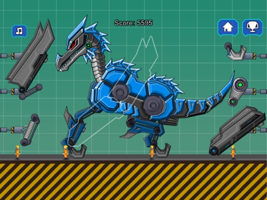 Black Pterosaur Attack - Robot Toy War на iPad