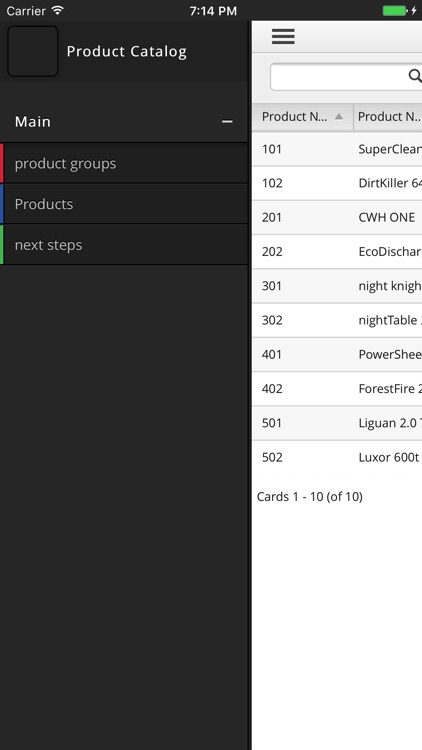 Protogrid Produktkatalog