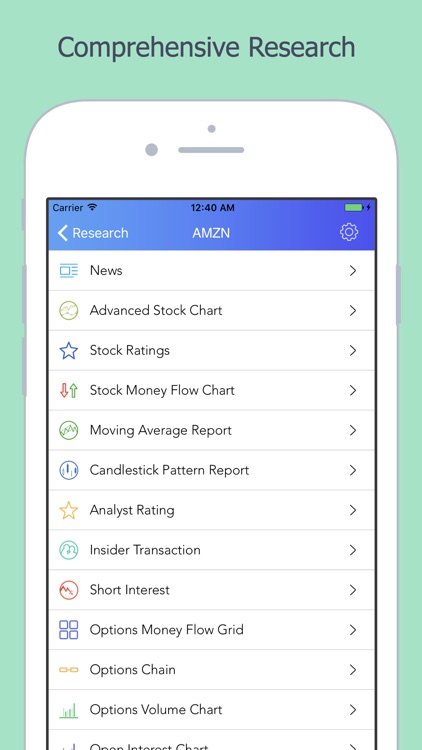 Watchlist: stock market quotes in stocks & options screenshot-2