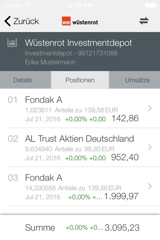 Depot - Ihre Wertpapiere screenshot 3