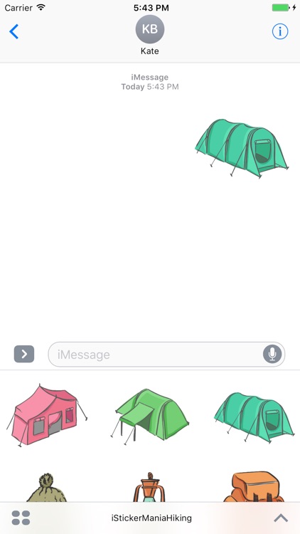 iStickerMania Hiking