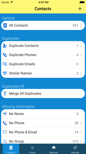 Contacts Backup-delete & merge duplicate contacts(圖1)-速報App