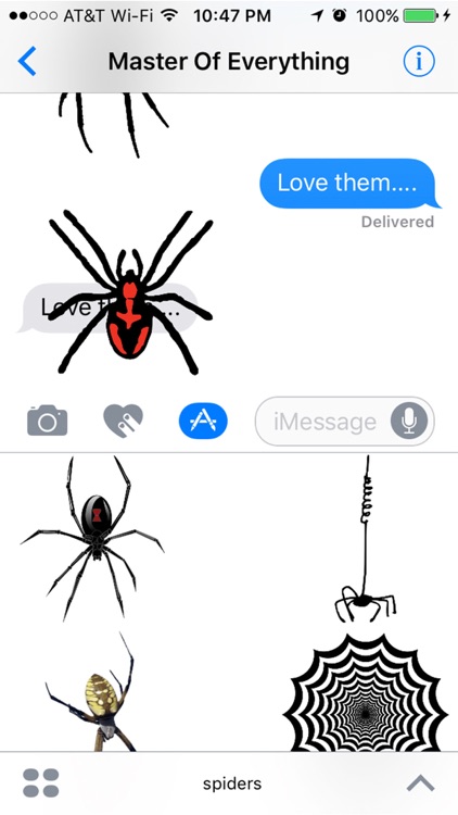 Silly Spider Prank Stickers : Scare Your Friends
