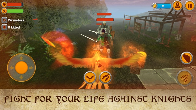 Phoenix Fire Bird Survival Simulator 3D(圖2)-速報App
