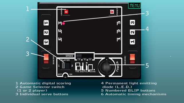 Blip™ 1977 retro tabletop multiplayer game(圖2)-速報App