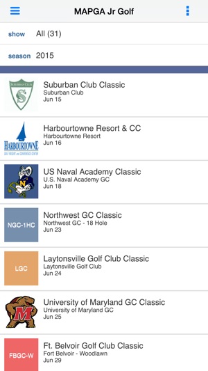 Middle Atlantic PGA Jr Tour(圖3)-速報App