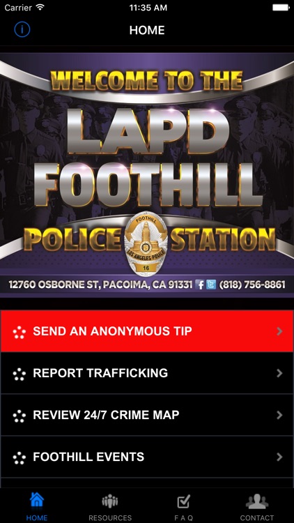 LAPD FOOTHILL