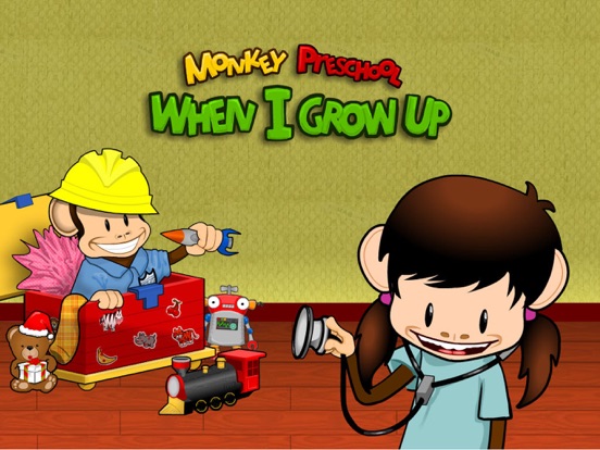 Monkey Preschool: When I Grow Up screenshot