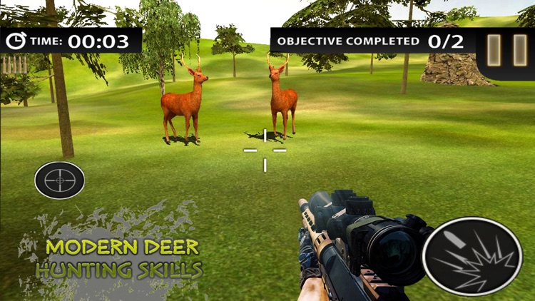 Wild Deer Shooting: Sniper Hunting Session