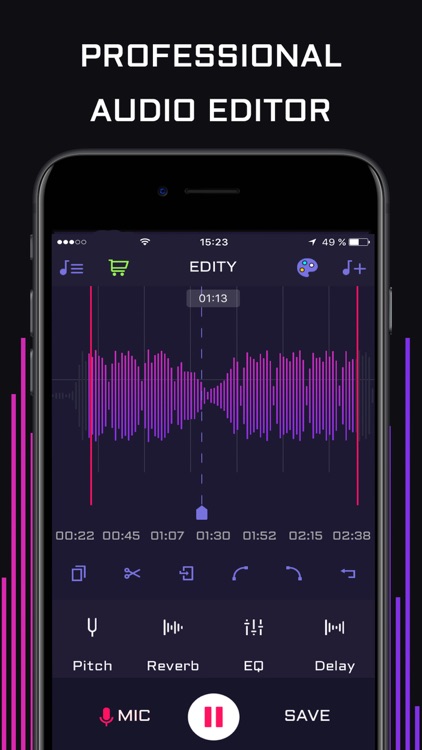 Edity-Audio & music editor pro