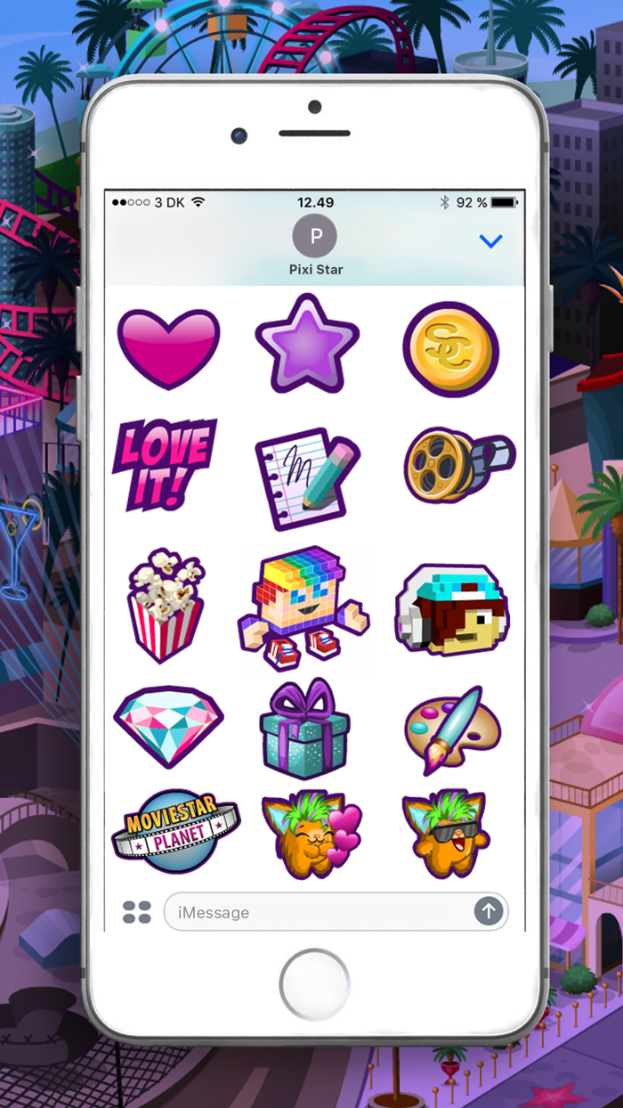 MovieStarPlanet Stickers