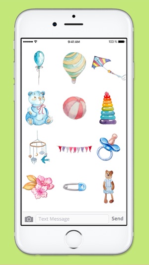 New Baby Watercolor Sticker Pack(圖5)-速報App