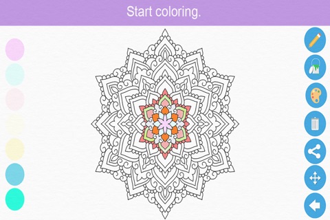 Zen: coloring book for adults (Premium) screenshot 4