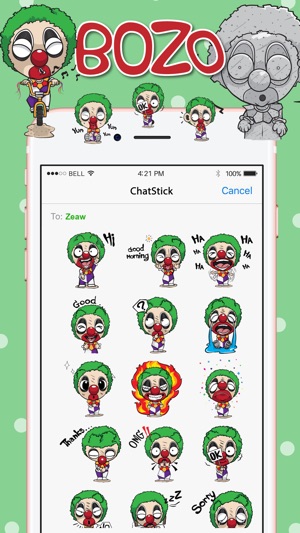 BOZO Stickers for iMessage(圖1)-速報App