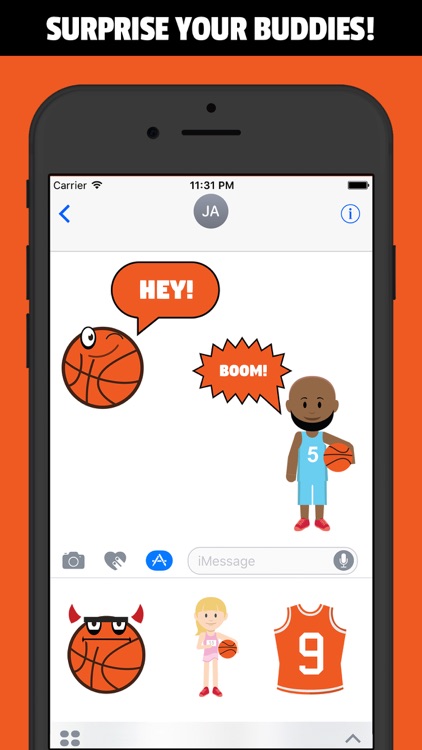 BasketMoji - #1 Basketball Emoji Sticker App