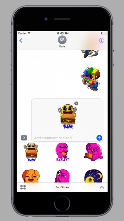 Boo Stickers