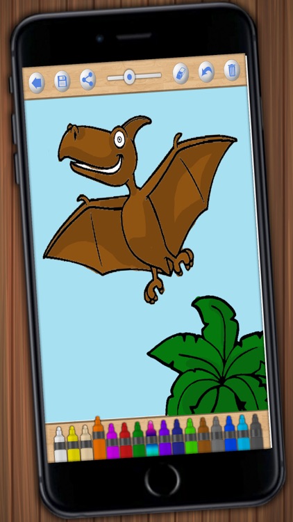 Dinosaurs to paint –coloring book screenshot-3