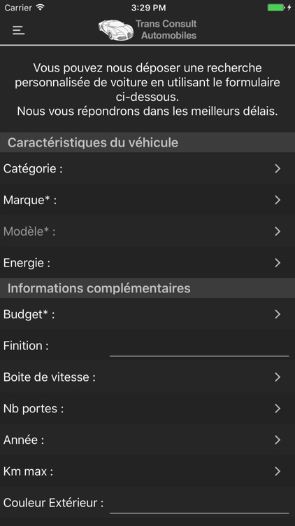 Trans Consult automobiles screenshot-3