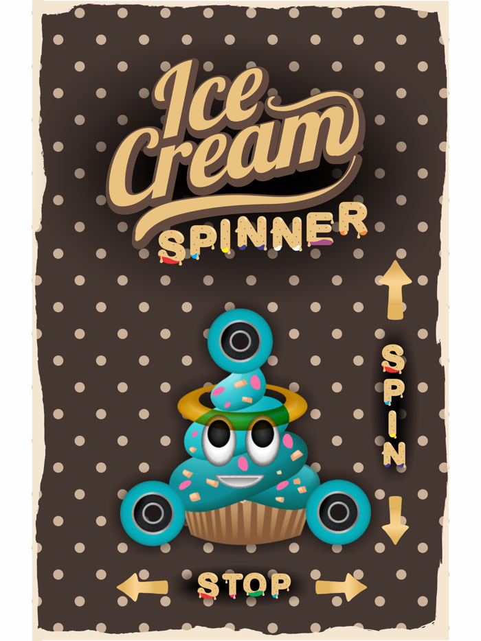 Ice Cream Fidget Spinner