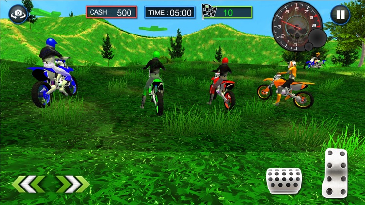 3D Motor Bike : Offroad Drag Racing screenshot-3
