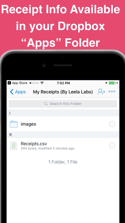 Receipt Scanner (for Dropbox)