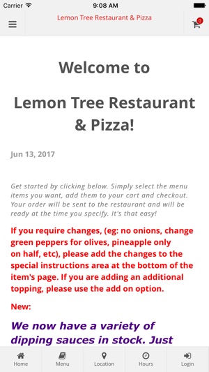 Lemon Tree Restaurant & Pizza(圖1)-速報App