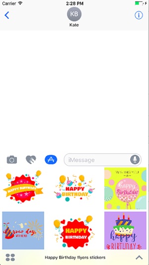 Happy Birthday Celebrate Cards for iMessage(圖2)-速報App