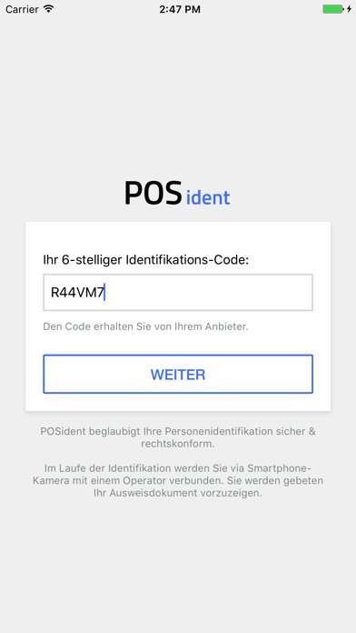 How to cancel & delete POSident - Video Legitimierung from iphone & ipad 1