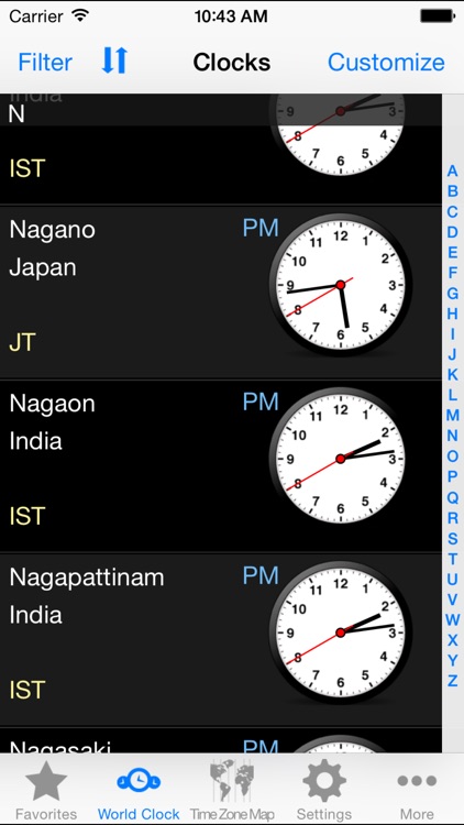 World Clock–Time Zones screenshot-3