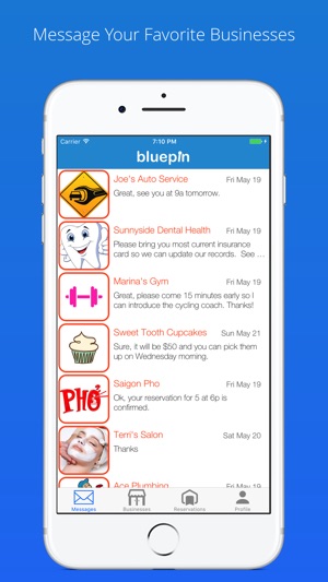 Bluepin - Message Your Businesses(圖1)-速報App