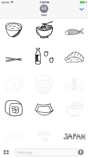 Animated Cute Japan Food Stickers(圖2)-速報App