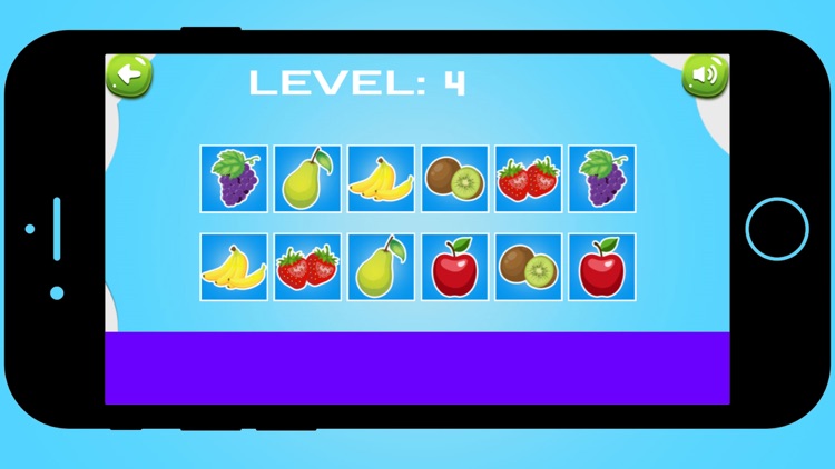 Fruit Memory ,Games For kids