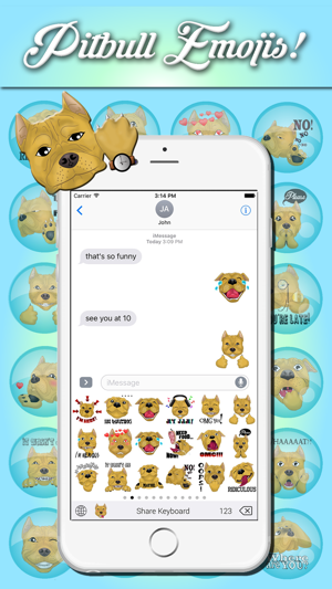 Pitbull Emojis(圖1)-速報App