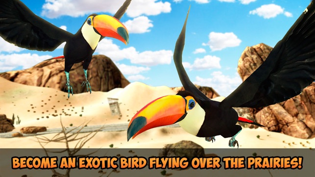 Toucan Simulator: Flying Bird Life 3D(圖1)-速報App