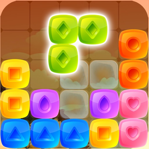 Block Puzzle Candy Fit Icon