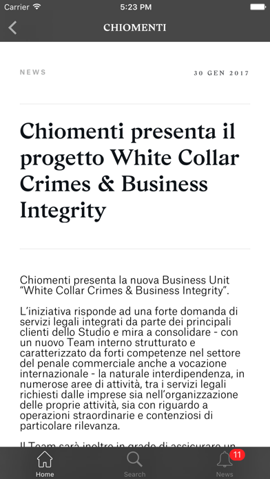 Chiomenti screenshot 3