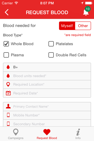 Blood Donor+ screenshot 3