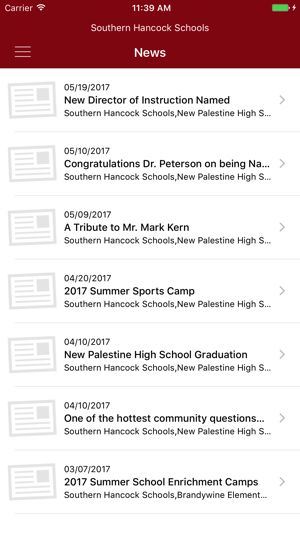 Southern Hancock Schools(圖2)-速報App