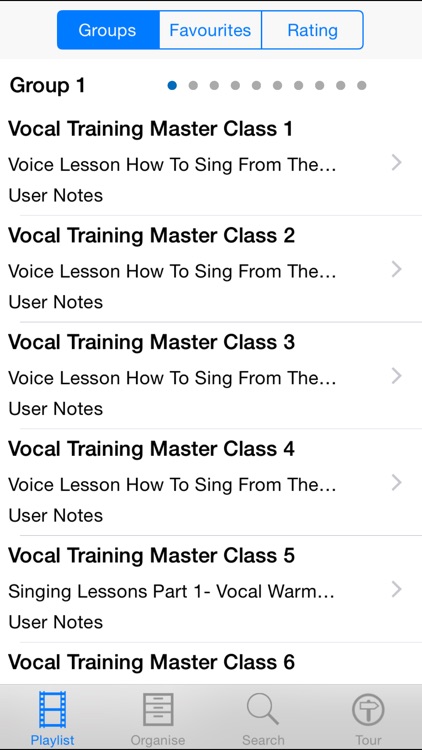 Vocal Training Master Class